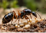 Motyw AI; nie potwierdza wyglądu Messor barbarus